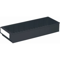 Systembox 7, (DxBxH) 500x183x81, mörkgrå