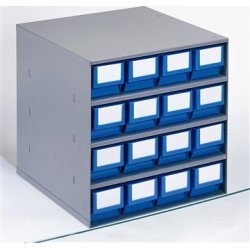Lagermagasin exkl. systemboxar, (DxH) 400x81 mm