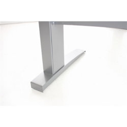 Easy stand hæve-/sænkebord 160x100 center bøg/alu