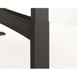 Easy stand hæve-/sænkebord 160x100 center bøg/sort
