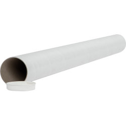 Paprør m. låg | Ø50x1,5x745 mm