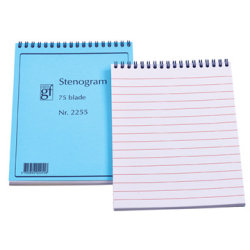 Stenogramblok, 75 blade