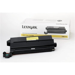 Lexmark 12N0770 lasertoner, gul, 14000s