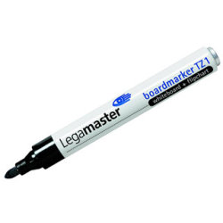 Legamaster TZ-1 whiteboardpenna, svart