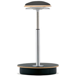 Sitness Deluxe ergo-stol, svart