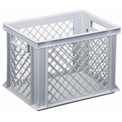 Lagerback, perforerad, 25 liter, (LxBxH) 40x30x27 