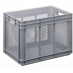 Lagerback, perforerad, 80 liter, (LxBxH) 60x40x42 