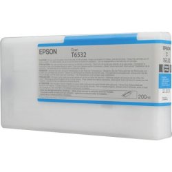 Bläckpatron Epson T6532/C13T653200 Blå 200 ml