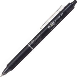 Pilot Frixion Clicker kuglepen, 0,7 mm, sort