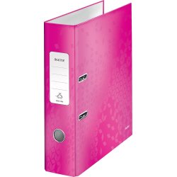 Leitz 180 WOW brevordner A4, 80mm, pink