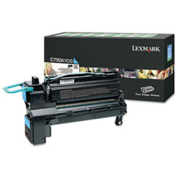 Lexmark C792A1CG lasertoner, blå, 6000s