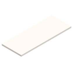 Jive extra hyllplan vit laminat djup 35 cm