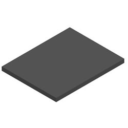 Jive+ extra hylla antracit dekor laminat D42 cm