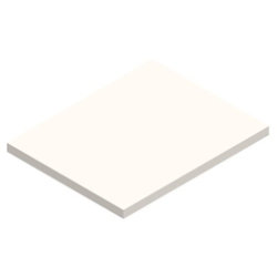 Jive+ extra hylla vit dekor laminat Djup 42 cm