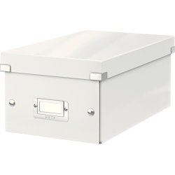 Leitz Click & Store DVD-boks, hvid