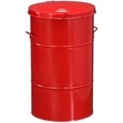 RETRO affaldsbeholder 115 l, Rød