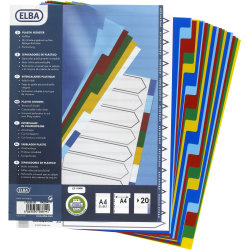 Oxford Faneblad A4 | Plast | 20 faner