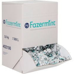 Fazermint Chokolade i dispenserbox, 3 kg