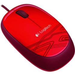 Logitech M105 ledningsmus, rød
