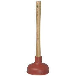 Svupper / Vaskesuger, Ø: 13,8cm, 35 cm, brun