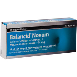 Balancid Novum Tyggetabletter, 30 stk.