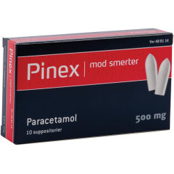 Pinex Supporstorier, 500 mg, 10 stk.