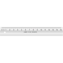 Linex linjal 15 cm, klar