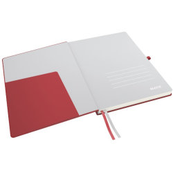 Leitz Complete Notesbog | A4 | Linjeret | Rød