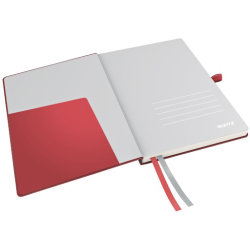 Leitz Complete Notesbog | A5 | Kvadreret | Rød