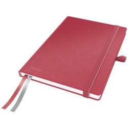 Leitz Complete notesbog A5, kvadreret, rød