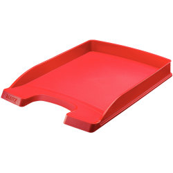 Leitz Plus Slim brevkorg, röd