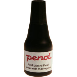 Penol marker refill 25ml, sort