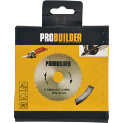Probuilder klinge, 76x1,1x10 mm, 60t hss