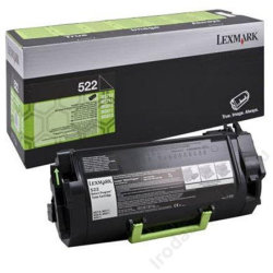 Lasertoner Lexmark 52D2000 Svart 6000 sidor