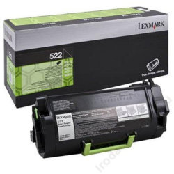 Lasertoner Lexmark 52D2H0E Svart 25 000 sidor
