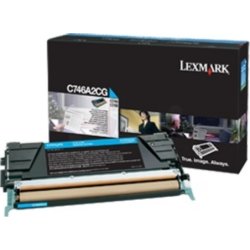 Lasertoner Lexmark C746A3CG Blå 7000 sidor