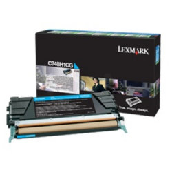 Lasertoner Lexmark C748H3CG Blå 10 000 sidor
