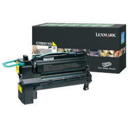 Lasertoner Lexmark C792X1YG Gul 20 000 sidor