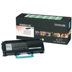 Lasertoner Lexmark E462U11E Svart 18 000 sidor