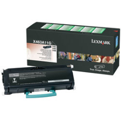 Lasertoner Lexmark X463A11G Svart 3500 sidor