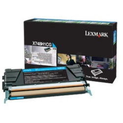 Lasertoner Lexmark X748H3CG Blå 10 000 sidor