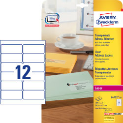 Avery L4772-25 adressetiketter 99,1x42,3 mm