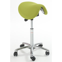 CL Pinto sadelstol m/ ryglæn, grøn, stof