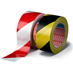 tesa Markeringstape | Perm | 50mm x 33m | Gul/sort