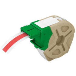 Leitz etikettpatron, PP, 12 mm x 10 m, röd