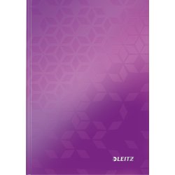 Leitz WOW notesbog A5, linjeret, lilla