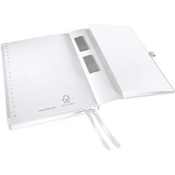Leitz Style Notesbog A5, linjeret, hvid