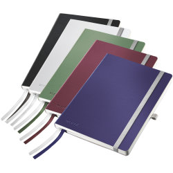 Leitz Style Notesbog A5, linjeret, hvid