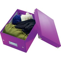 Leitz Click & Store opbevaringsboks small, lilla