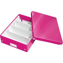 Leitz Click & Store Organizer boks medium, pink